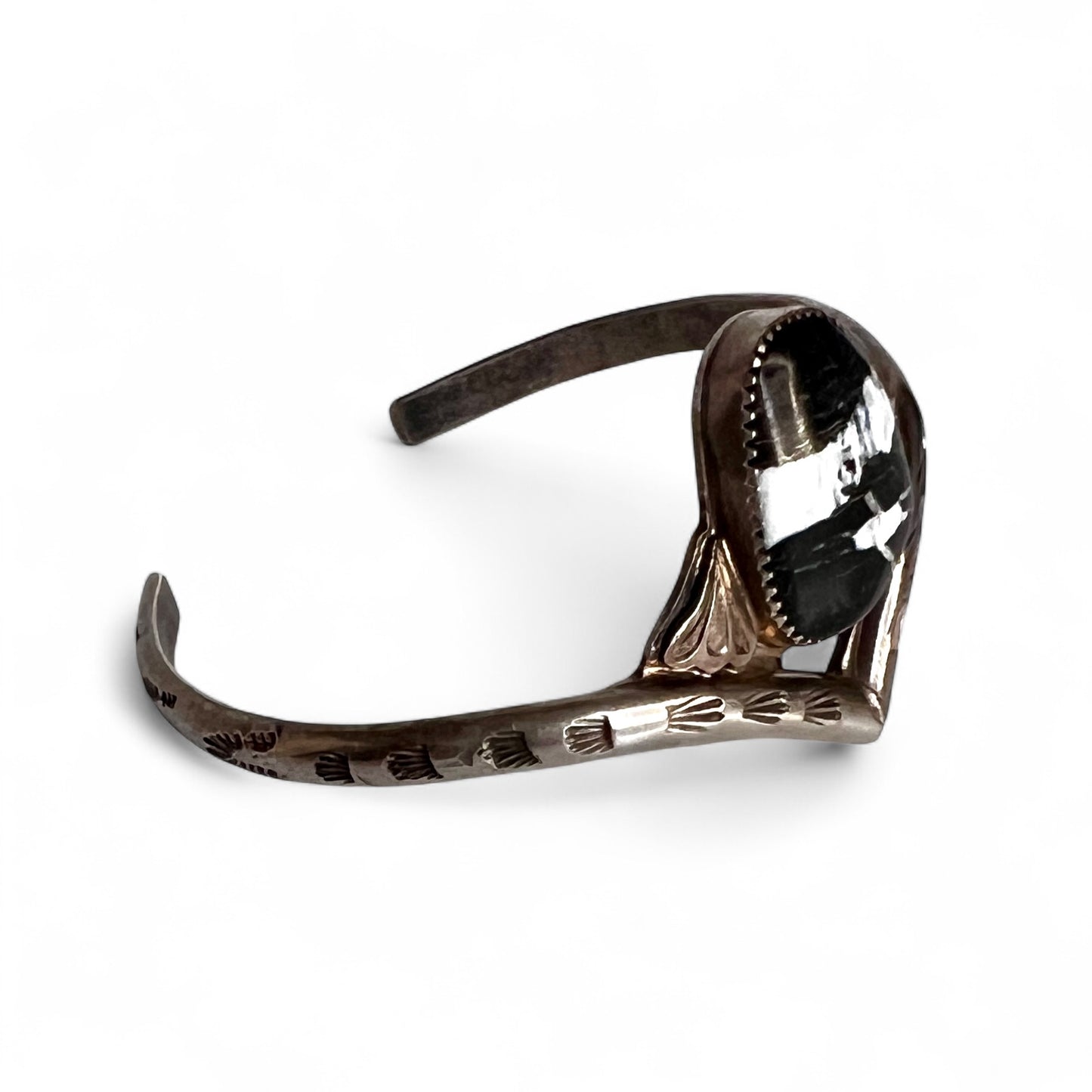 White Buffalo Turquoise Gaviota Cuff