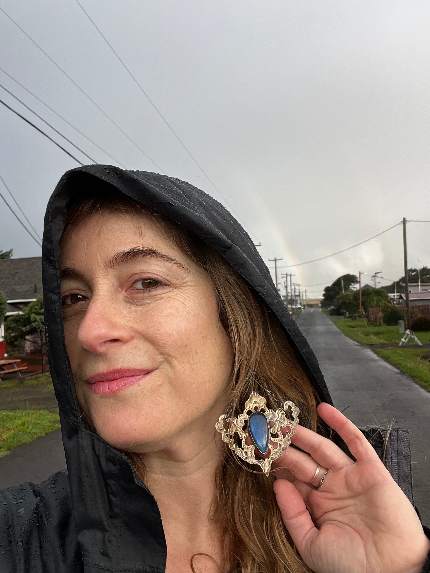 Lacey Labradorite Earrings