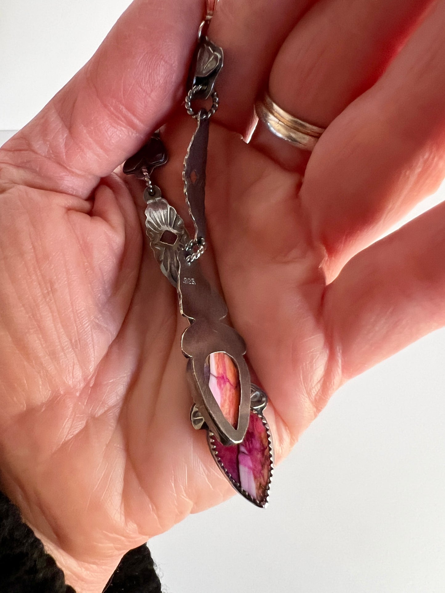 Easy Rider Earrings in Pink Peruvian Opal Purple Mojave Turquoise