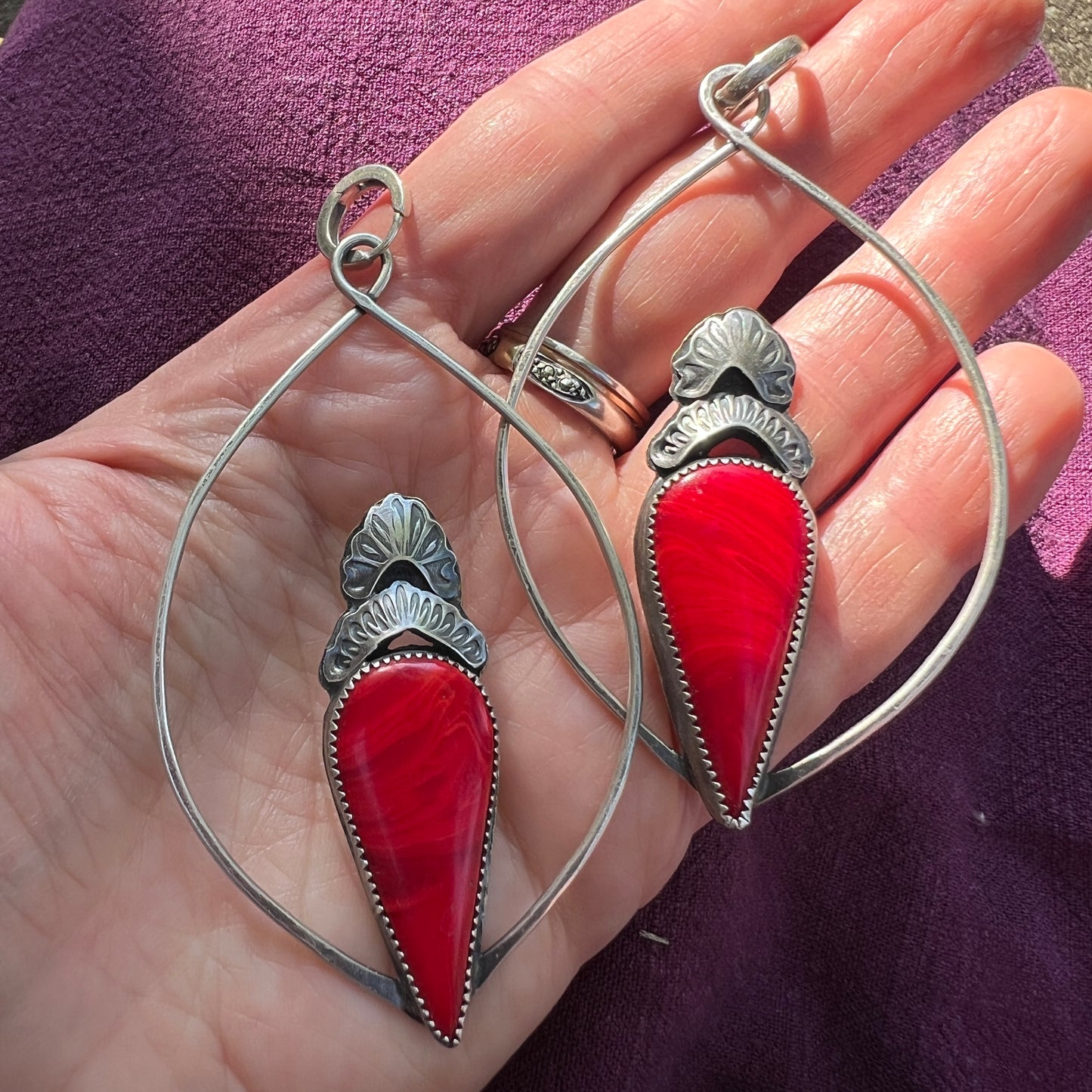 Rosarita Prairie Earrings with Huggie Hoops