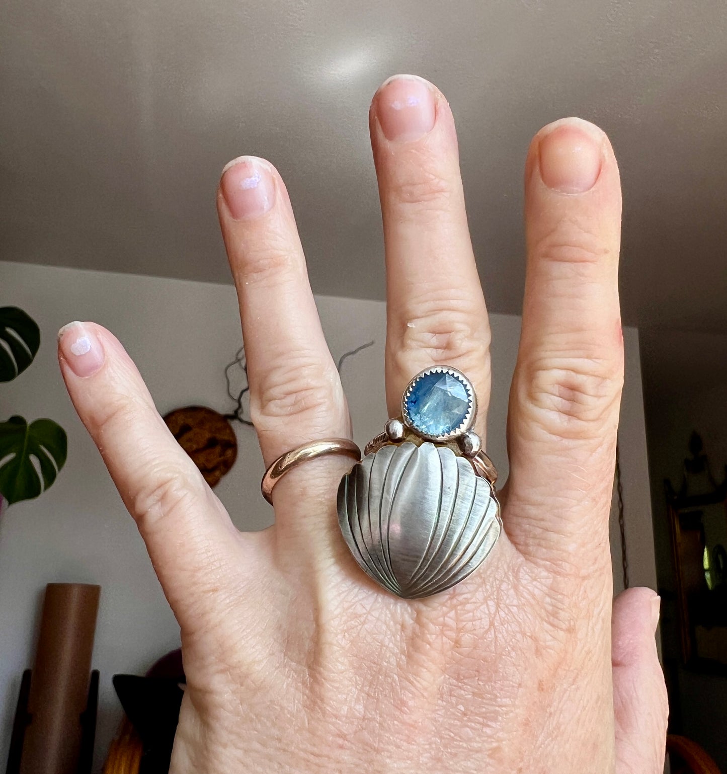 Kyanite Selkie Ring size 10.75