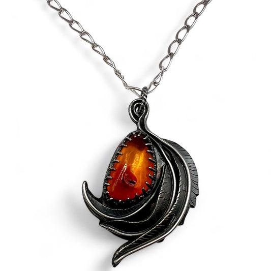 Baltic Amber Rose Parade Necklace