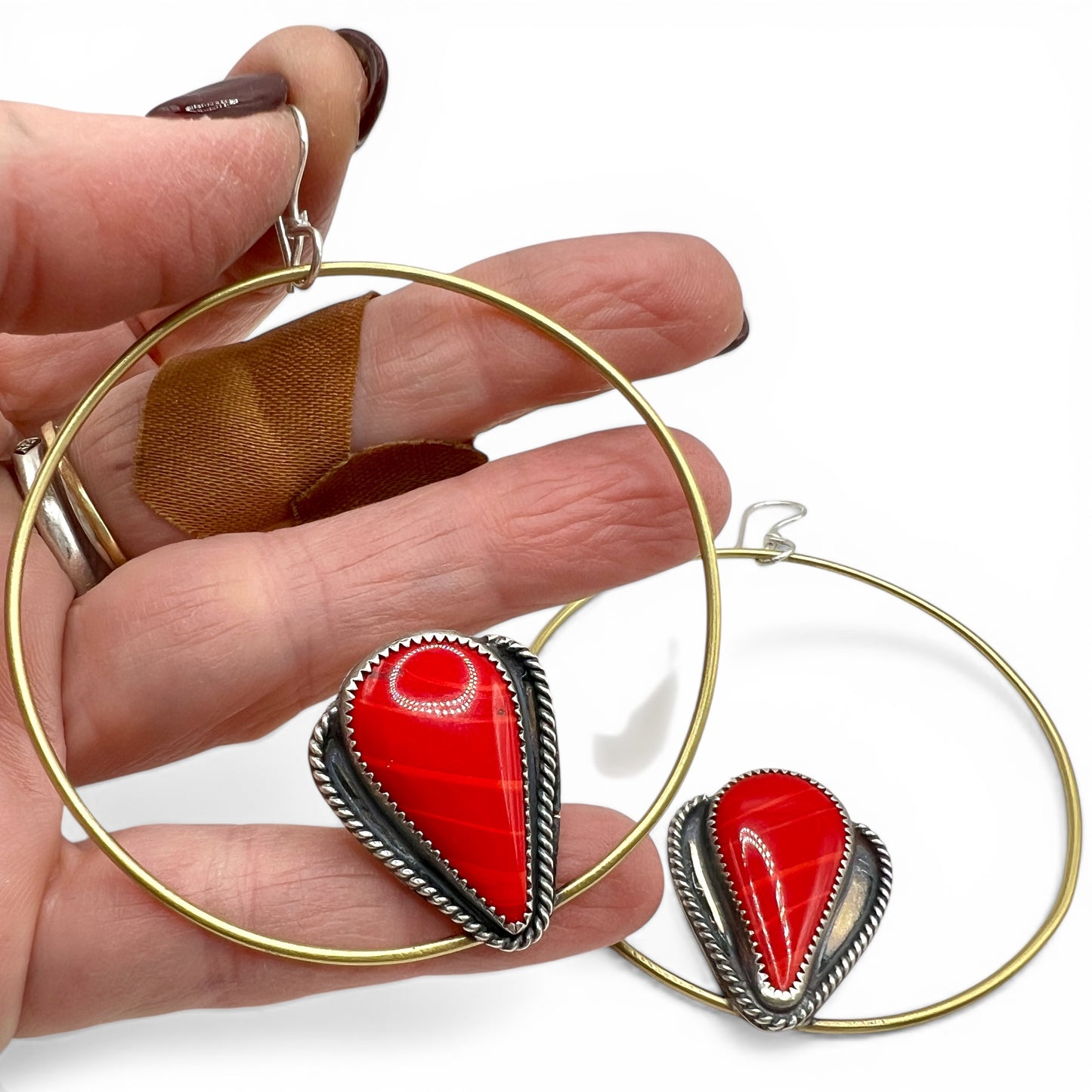 Rosarita Alicia Keys Hoop Earrings