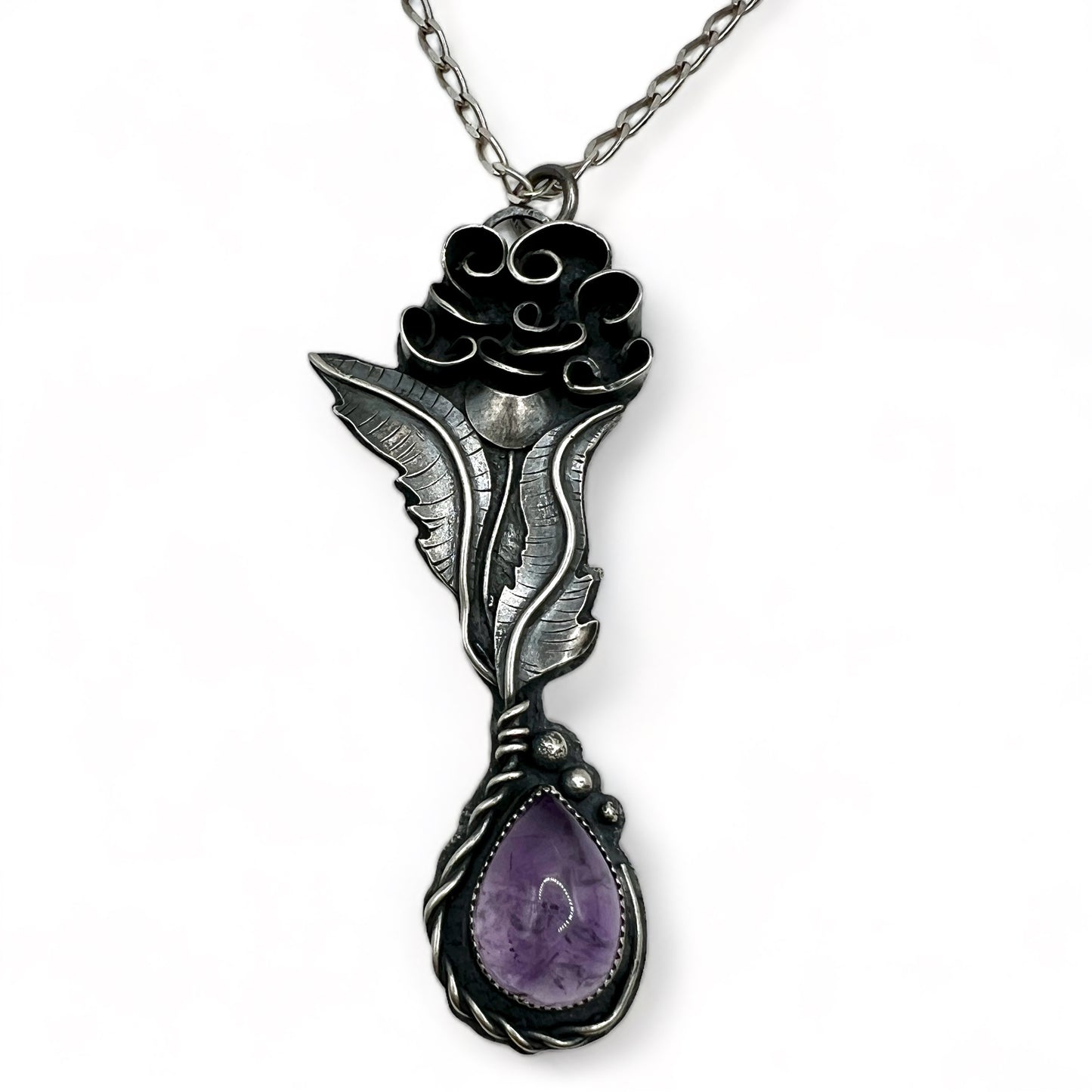 Amethyst Rose Parade Necklace