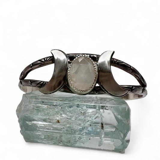 Moonstone Goddess Cuff Bracelet