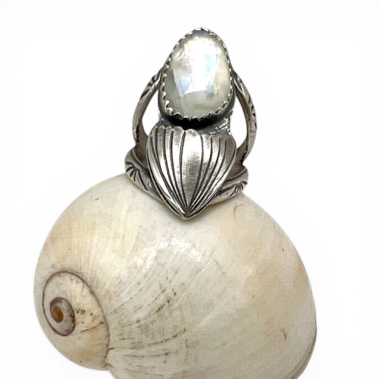 Moonstone Selkie Ring size 3.5
