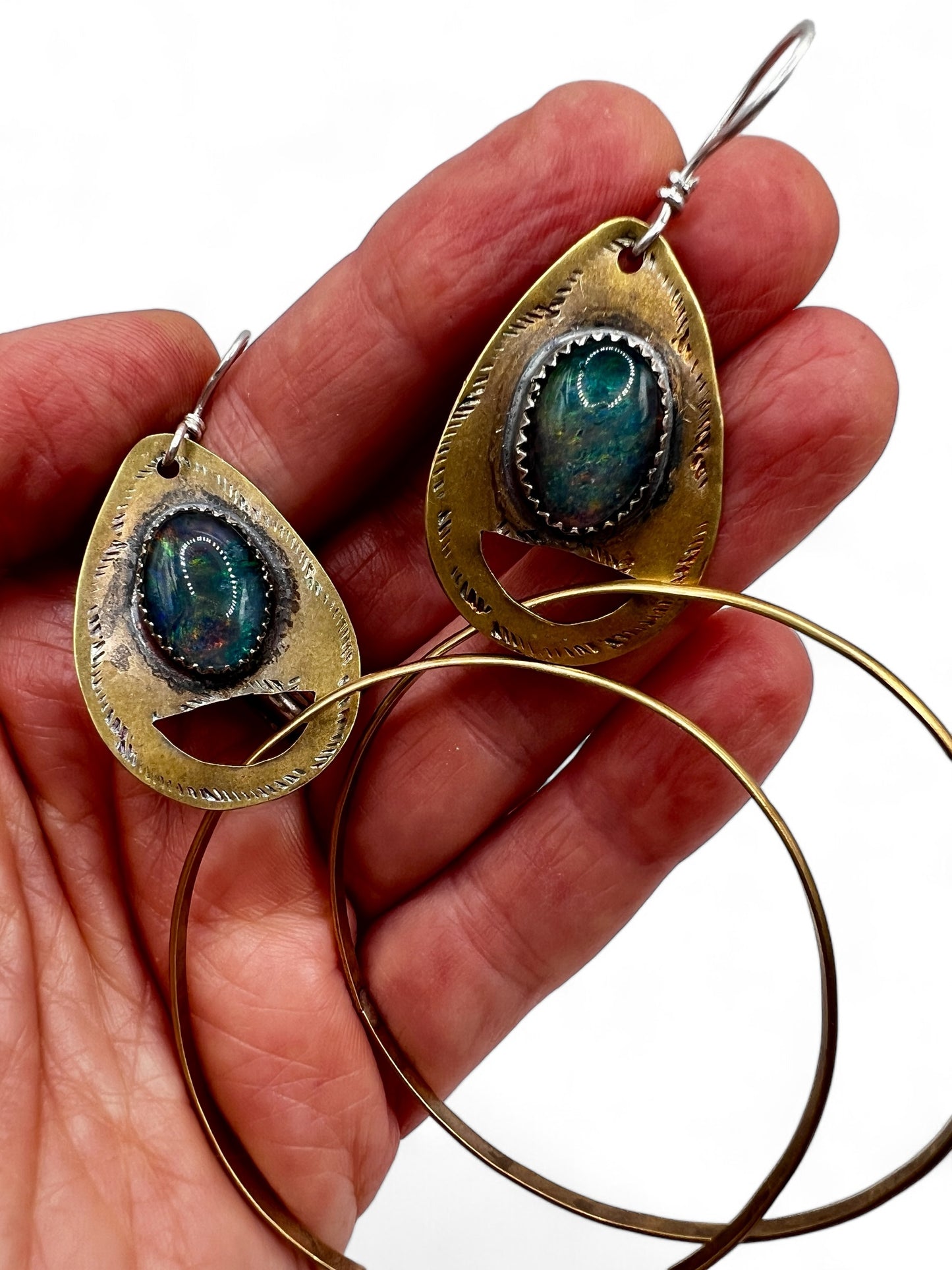 Fire Opal Cenote Hoops