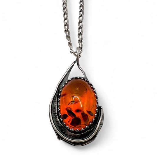 Baltic Amber Rose Parade Necklace