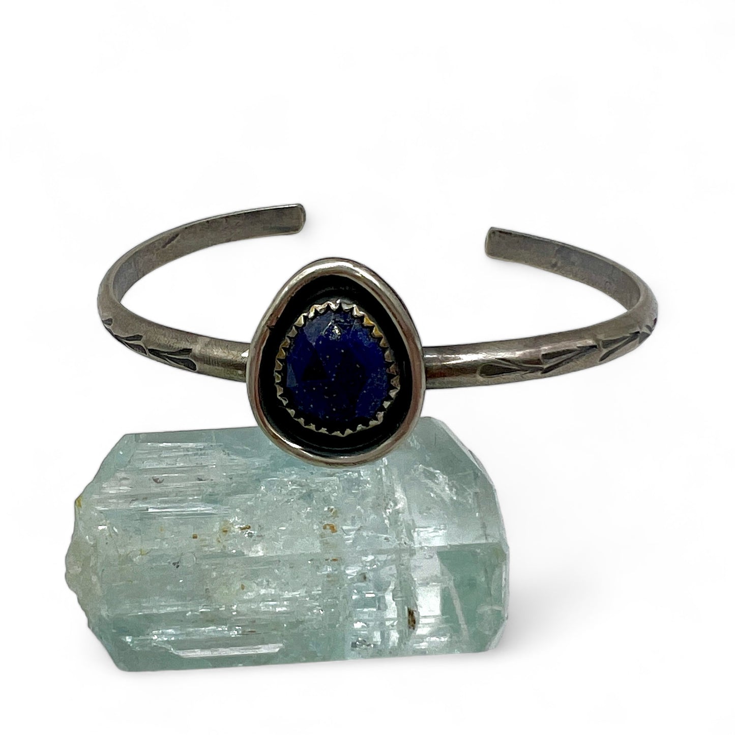 Lapis Saturn Cuff Bracelet