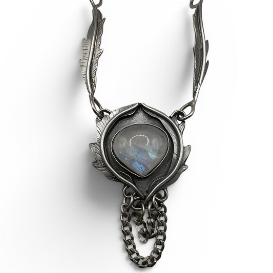 Moonstone Rose Parade Necklace