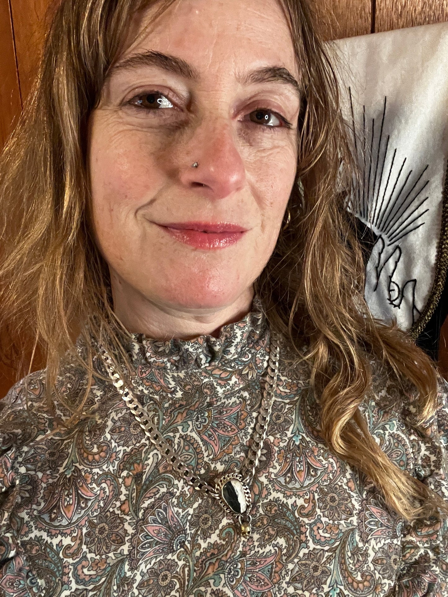 White Buffalo Turquoise Skull Necklace