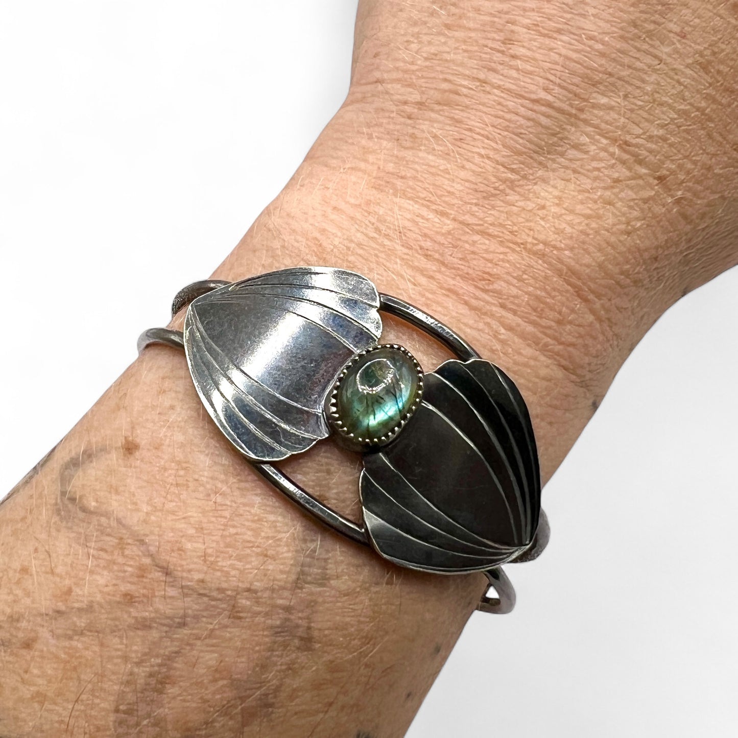 Labradorite Venus Cuff Bracelet