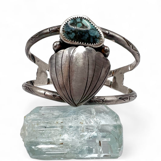 Pollywog Variscite Selkie Cuff Bracelet