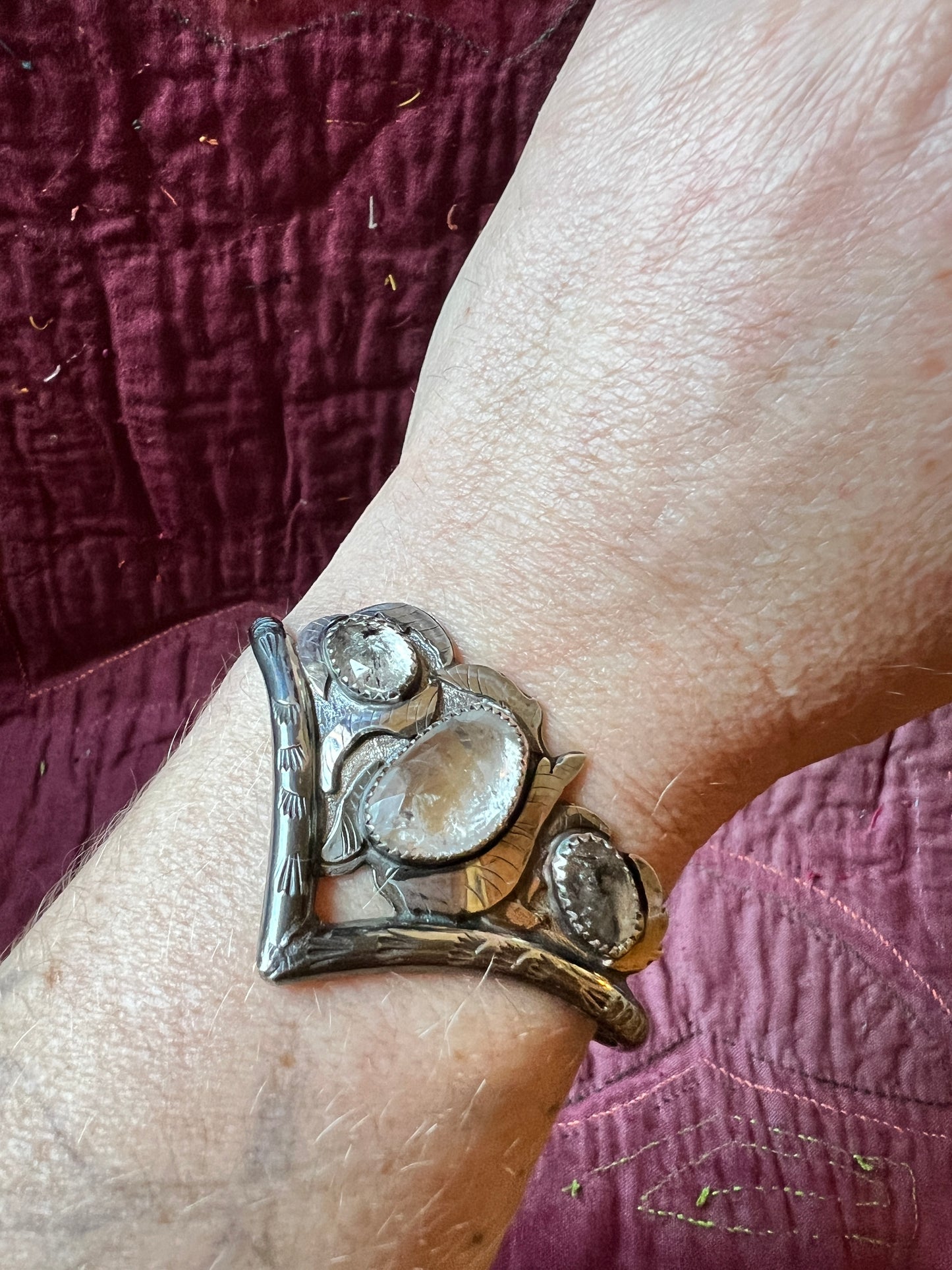 Rose Parade Herkimer Gaviota Cuff