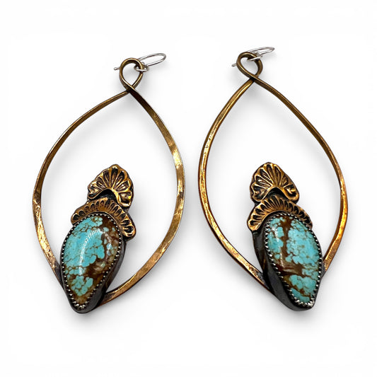 Kingman Turquoise Prairie Earrings
