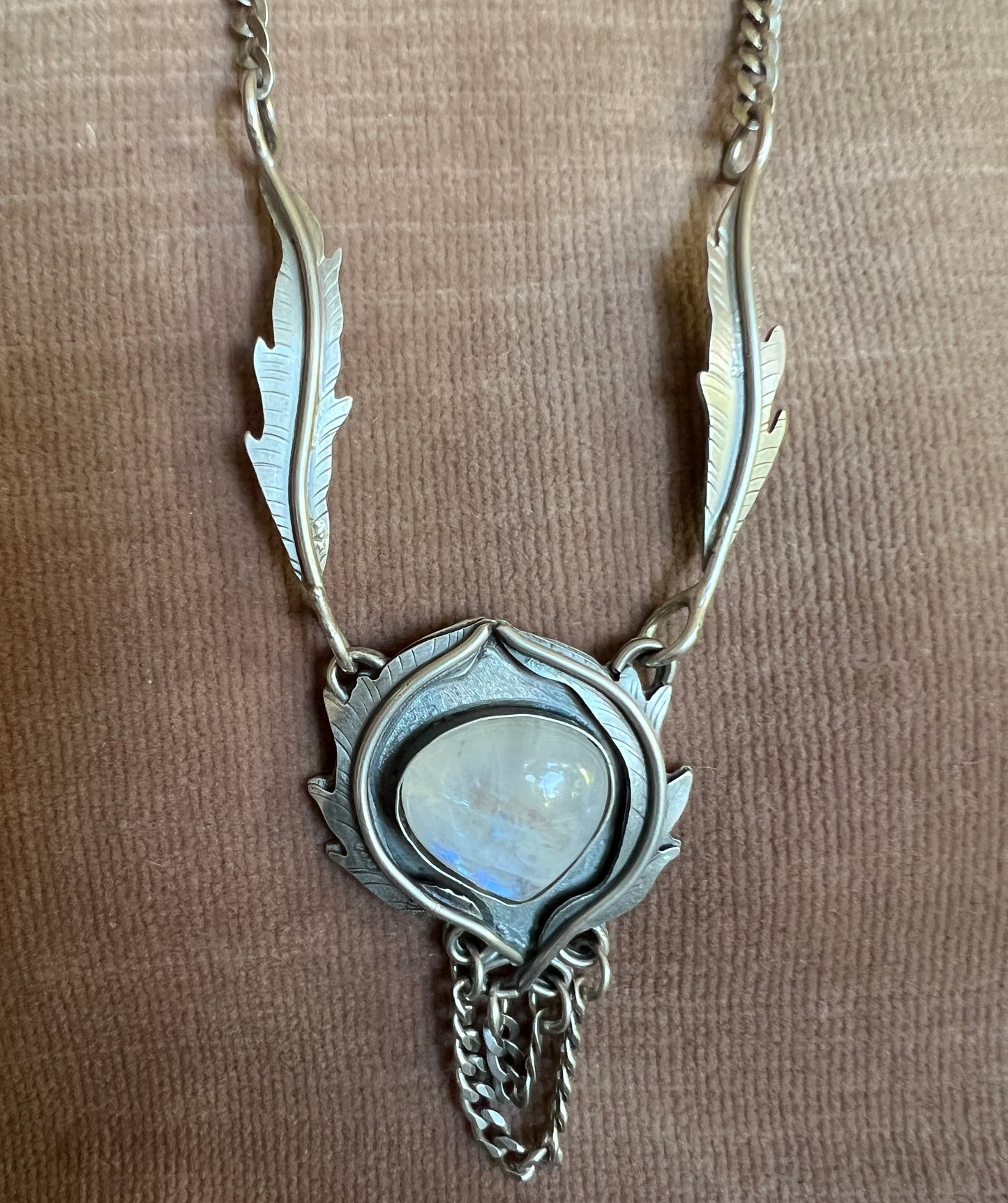 Moonstone Rose Parade Necklace
