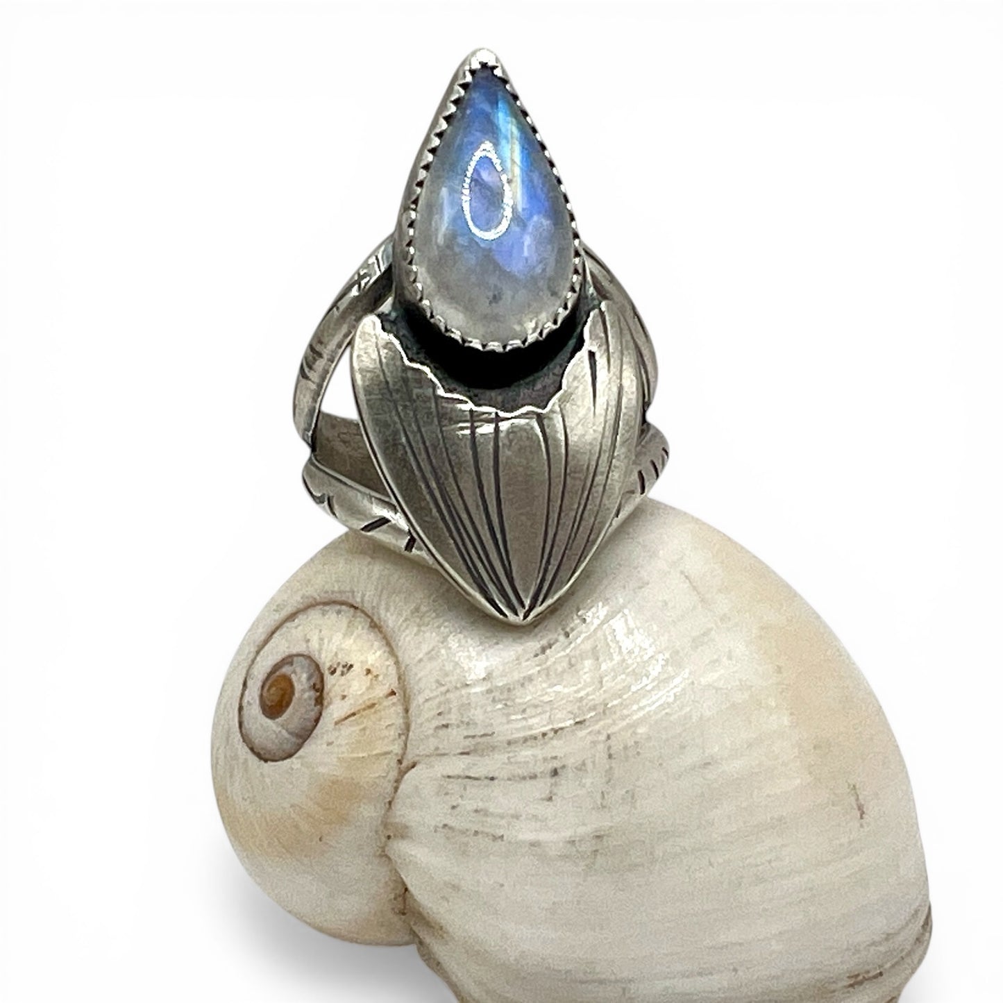 Moonstone Selkie Ring size 6
