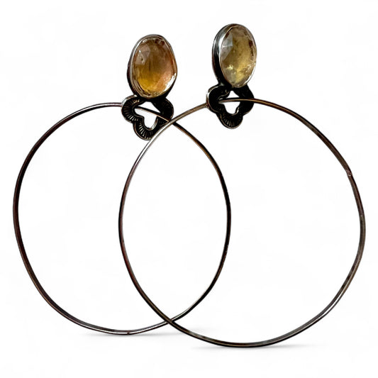 Herkimer Diamond Otter Hoops