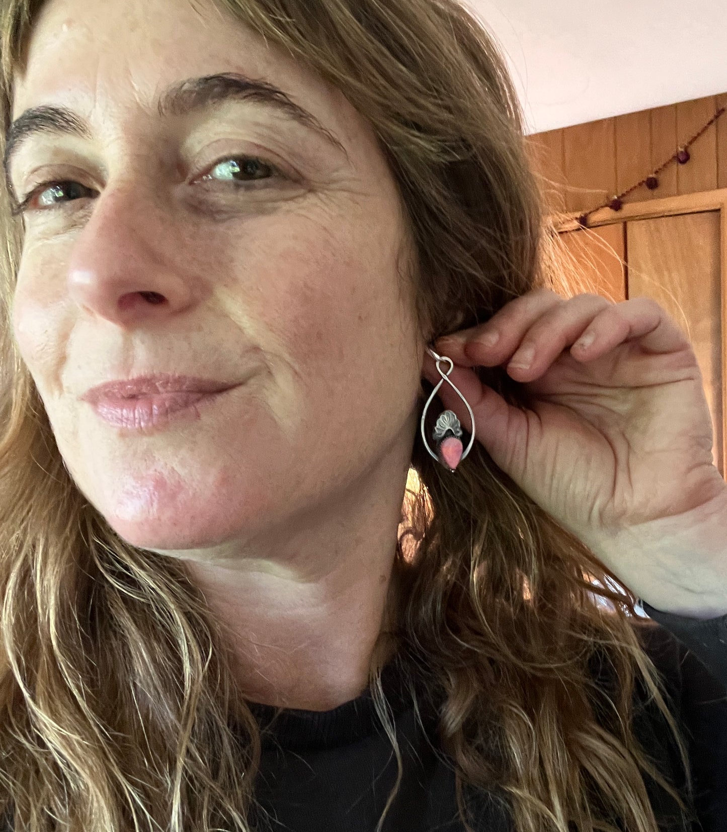 Aura Opal Prairie Earrings with Huggie Hoops