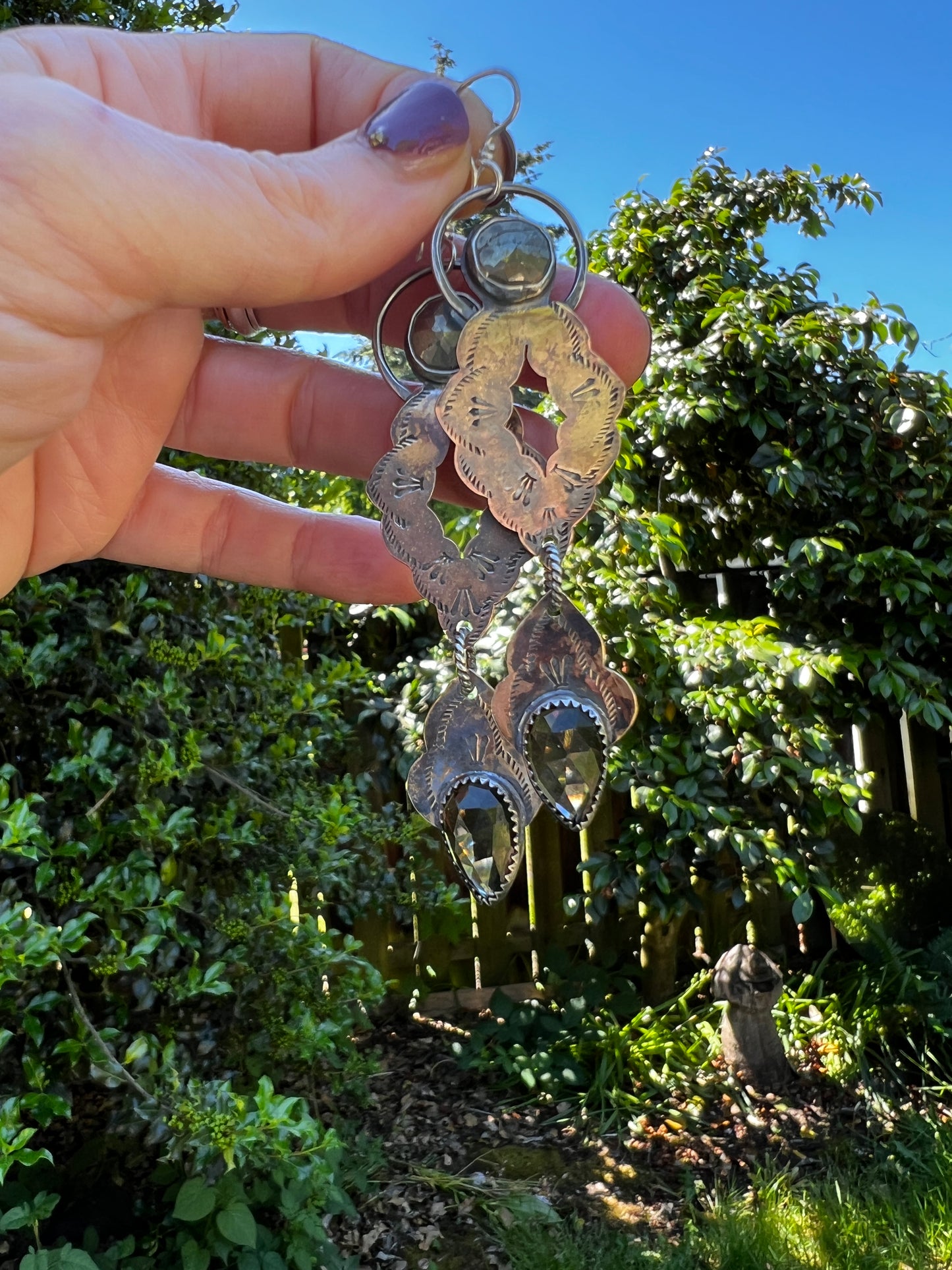 Venus in Pyrite and Smoky Quartz