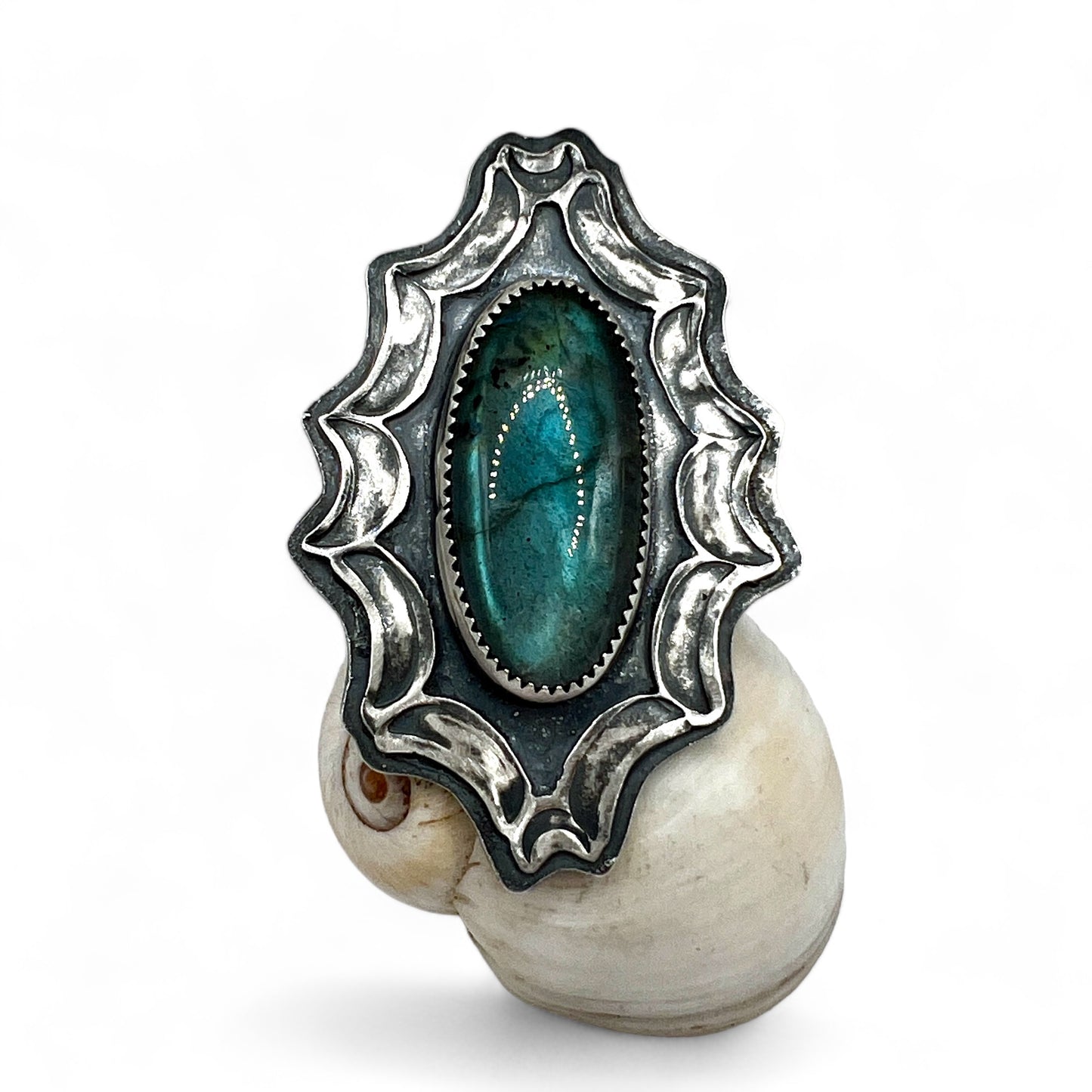 Labradorite Many Moons Ring size 4.25