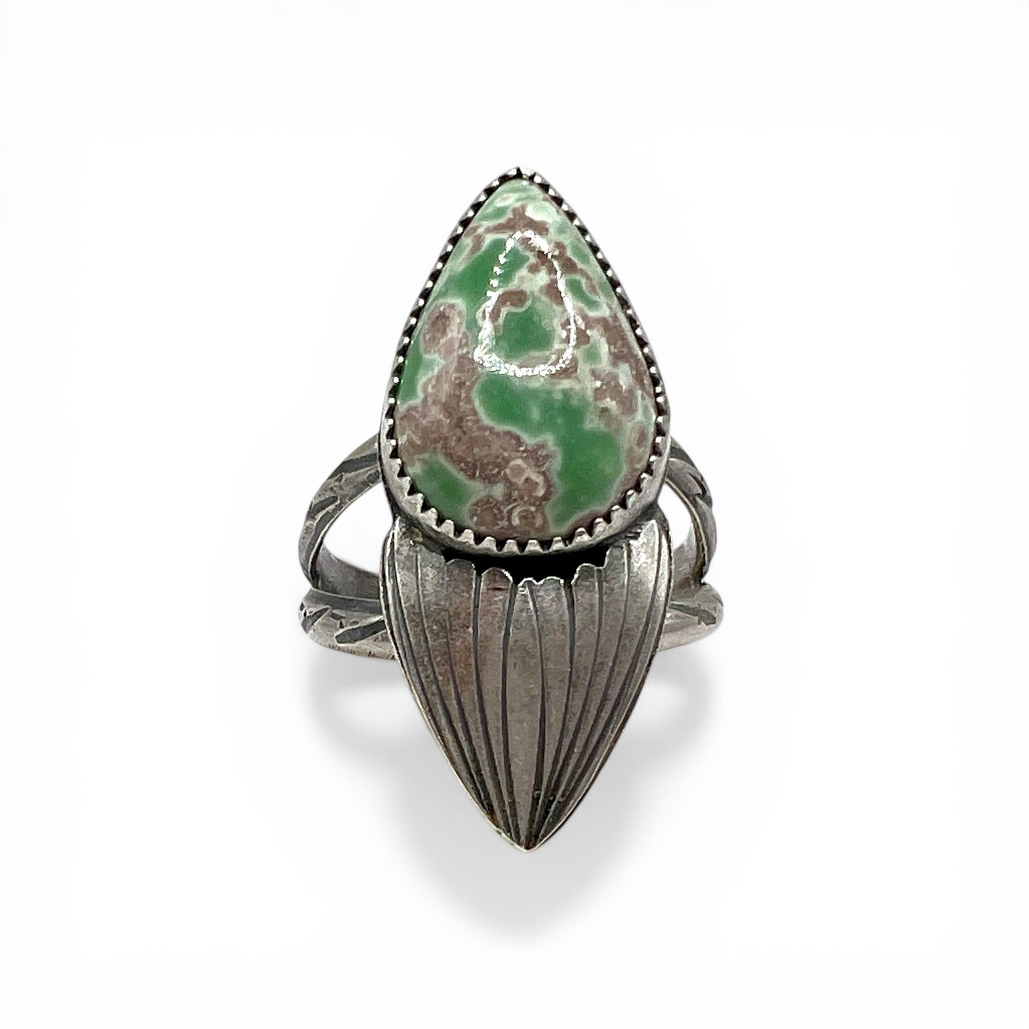 Lucin Variscite Selkie Ring size 9.25