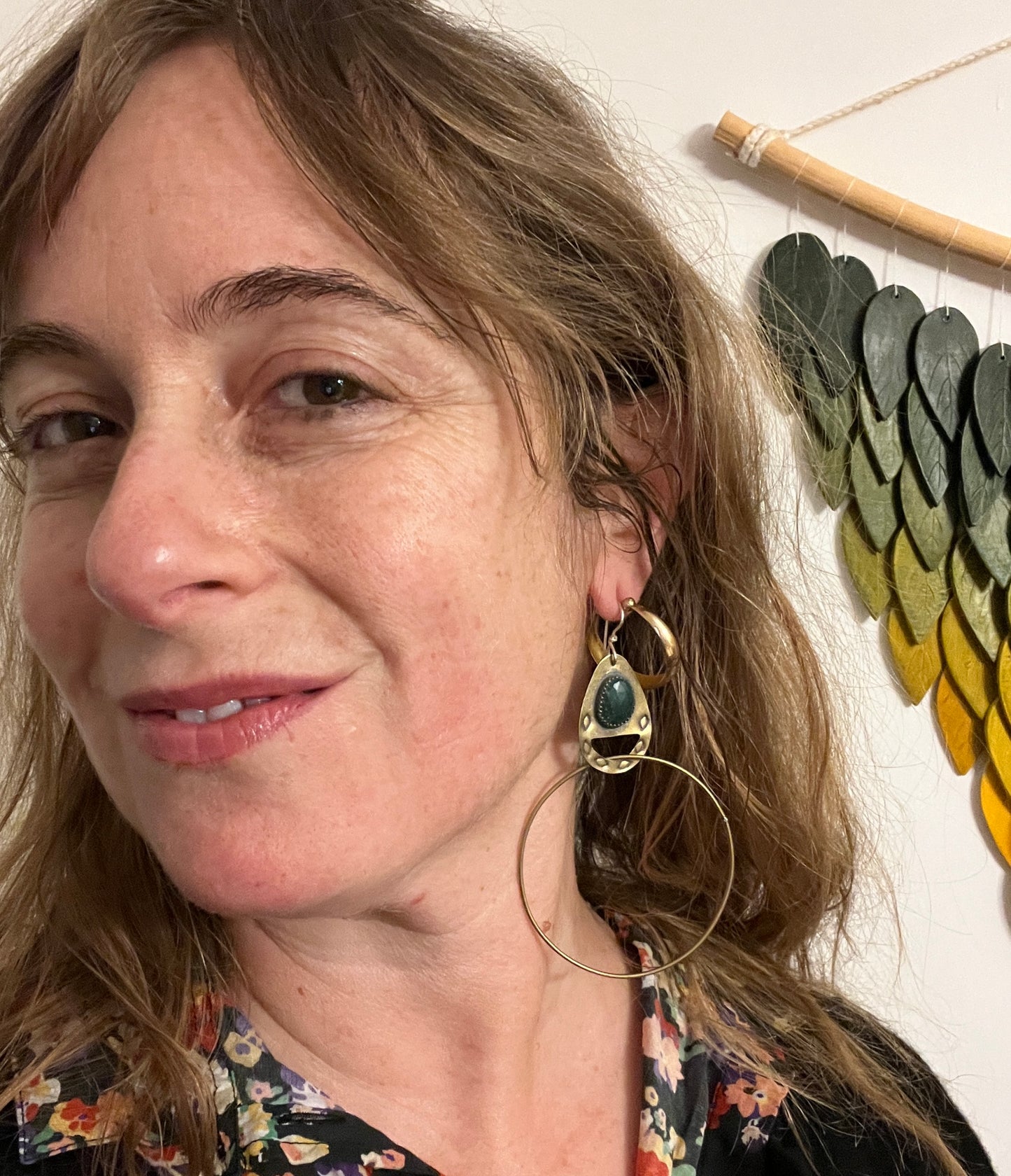 Cenote Hoops with Adventurine