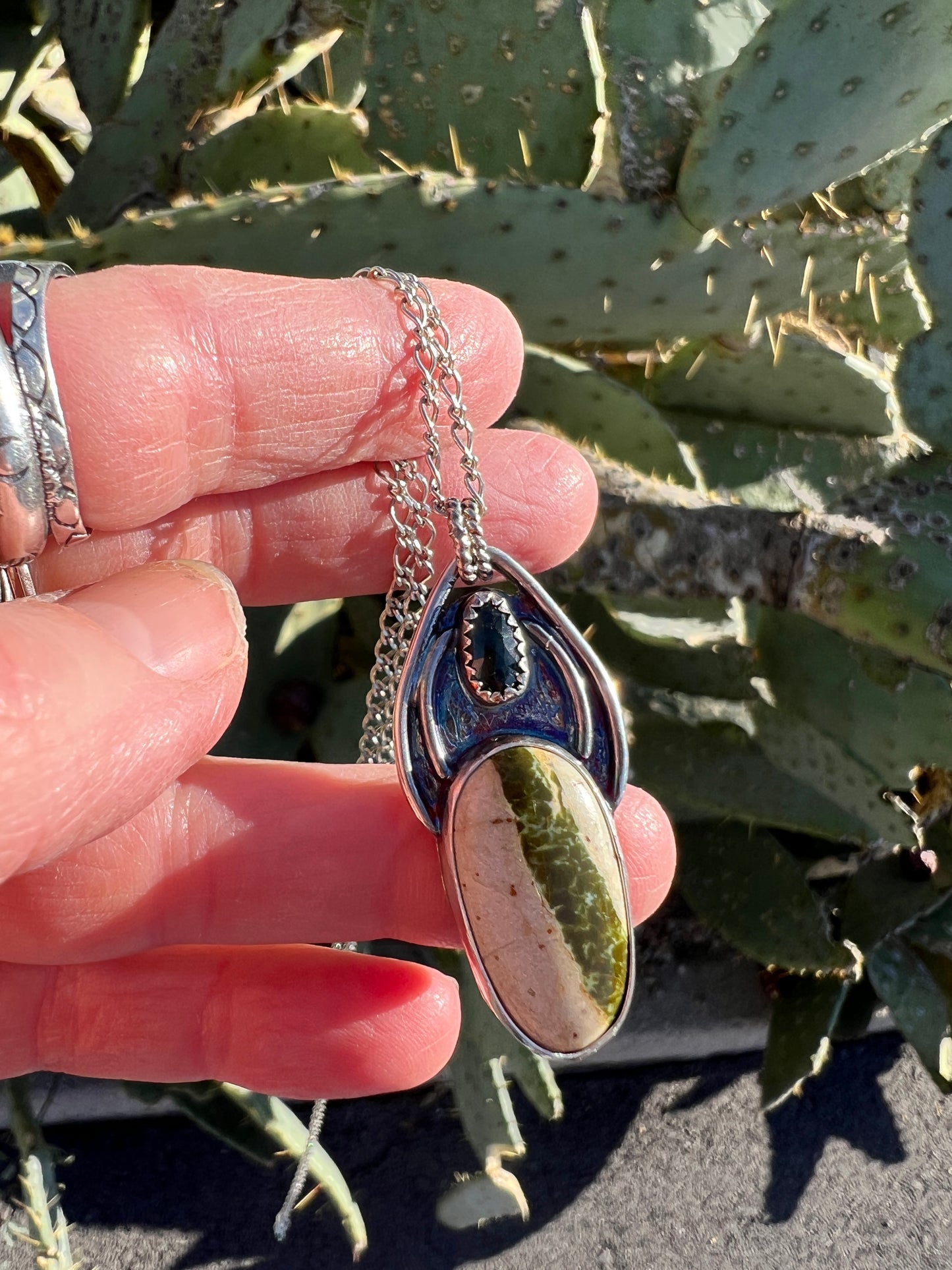 Emerald and Turquoise Necklace