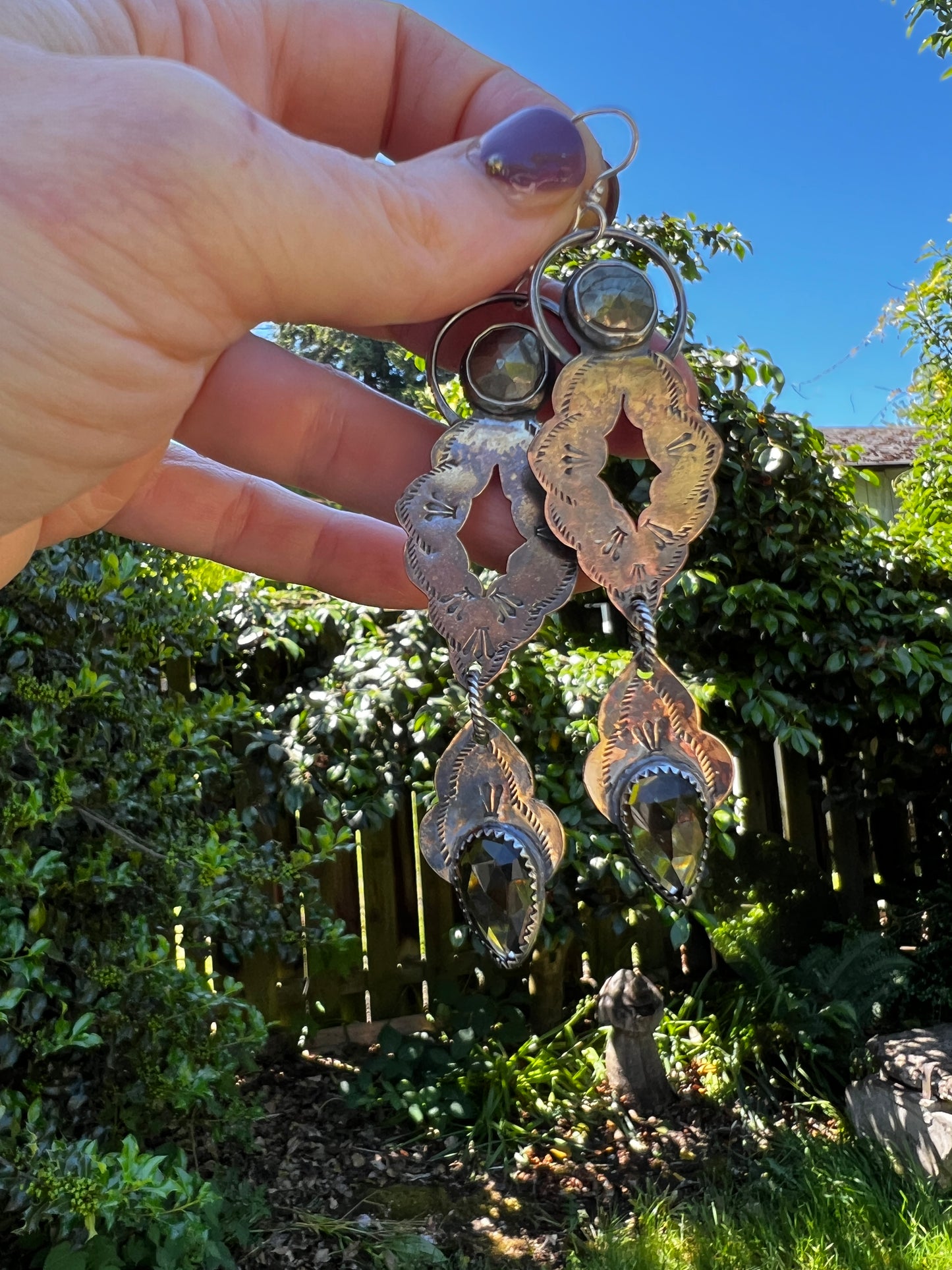 Venus in Pyrite and Smoky Quartz