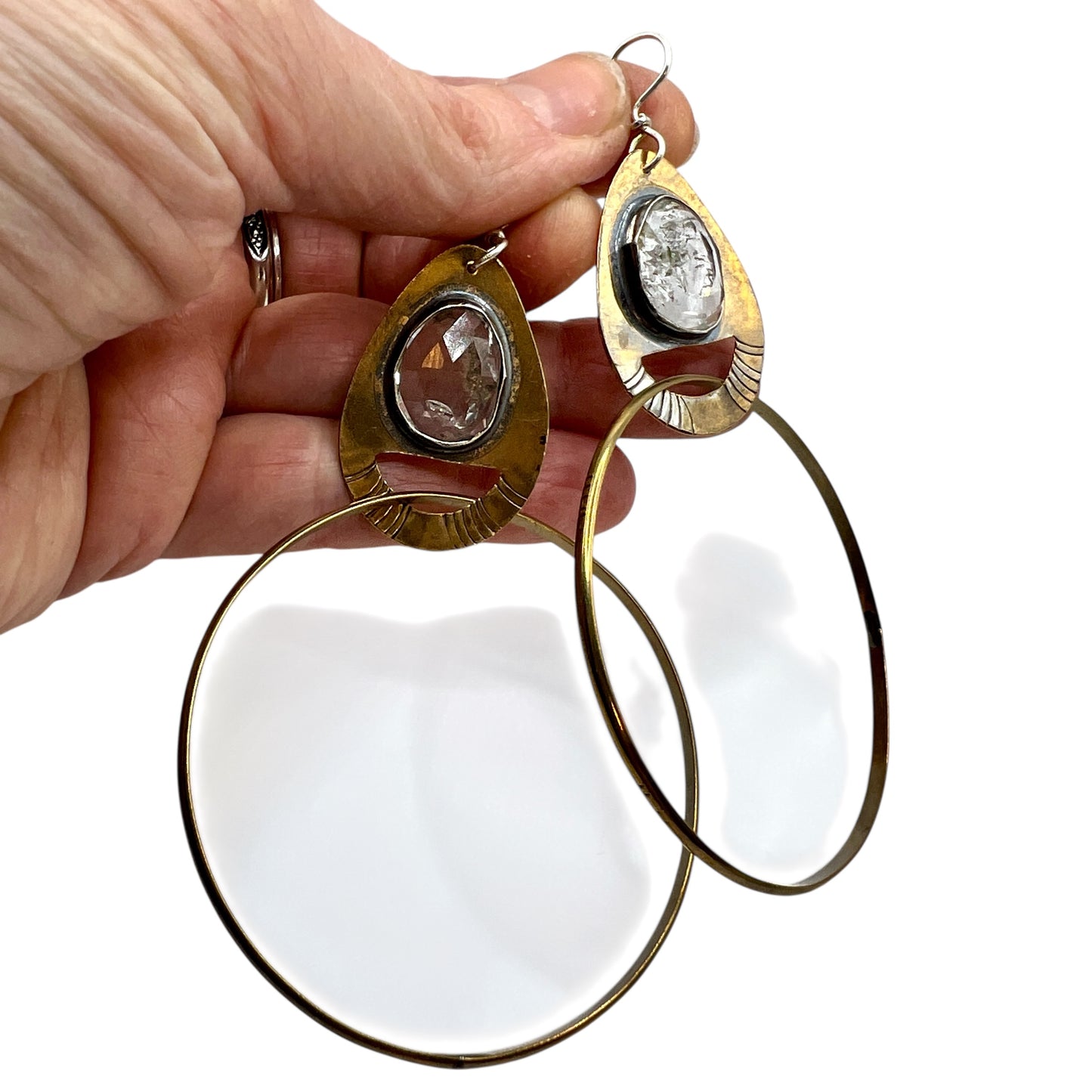Cenote Hoops with Herkimer Diamond