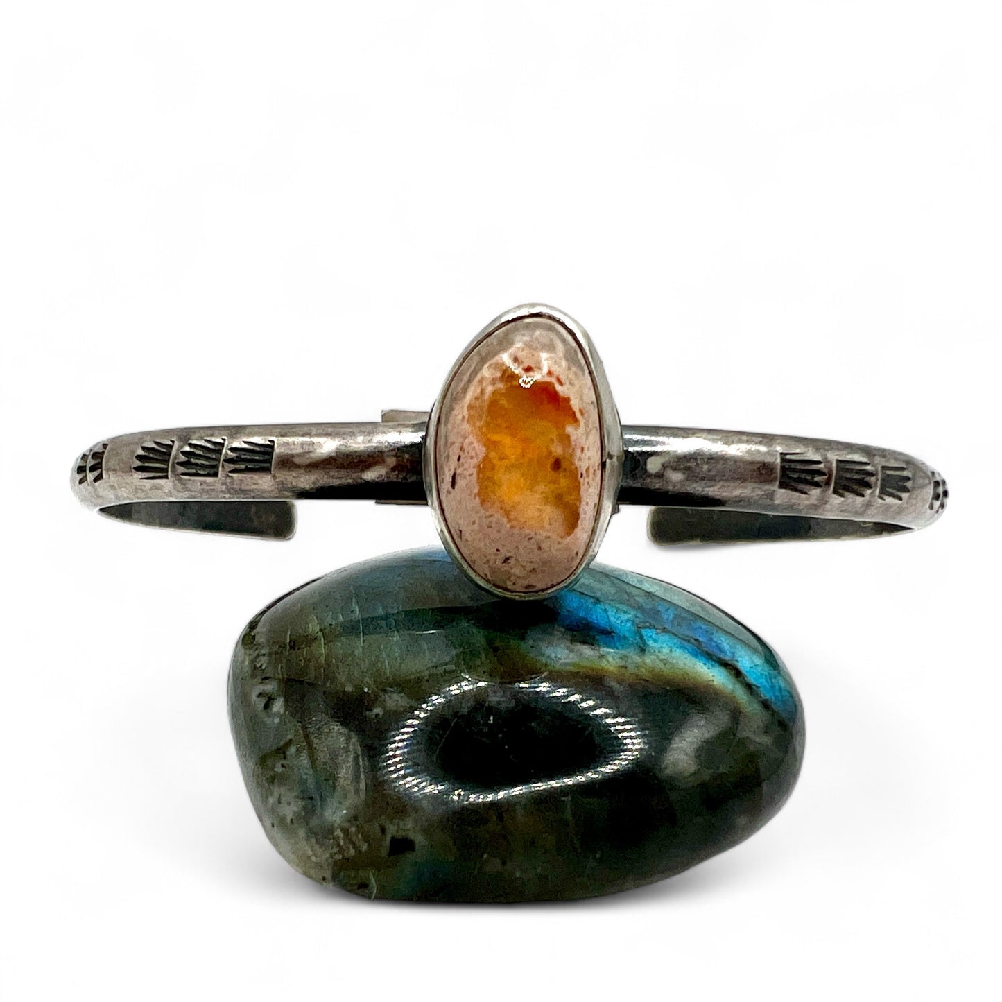 Mexican Fire Opal Cuff