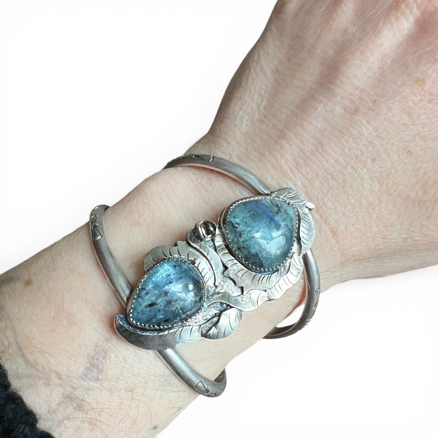 Kyanite Rose Parade Cuff Bracelet