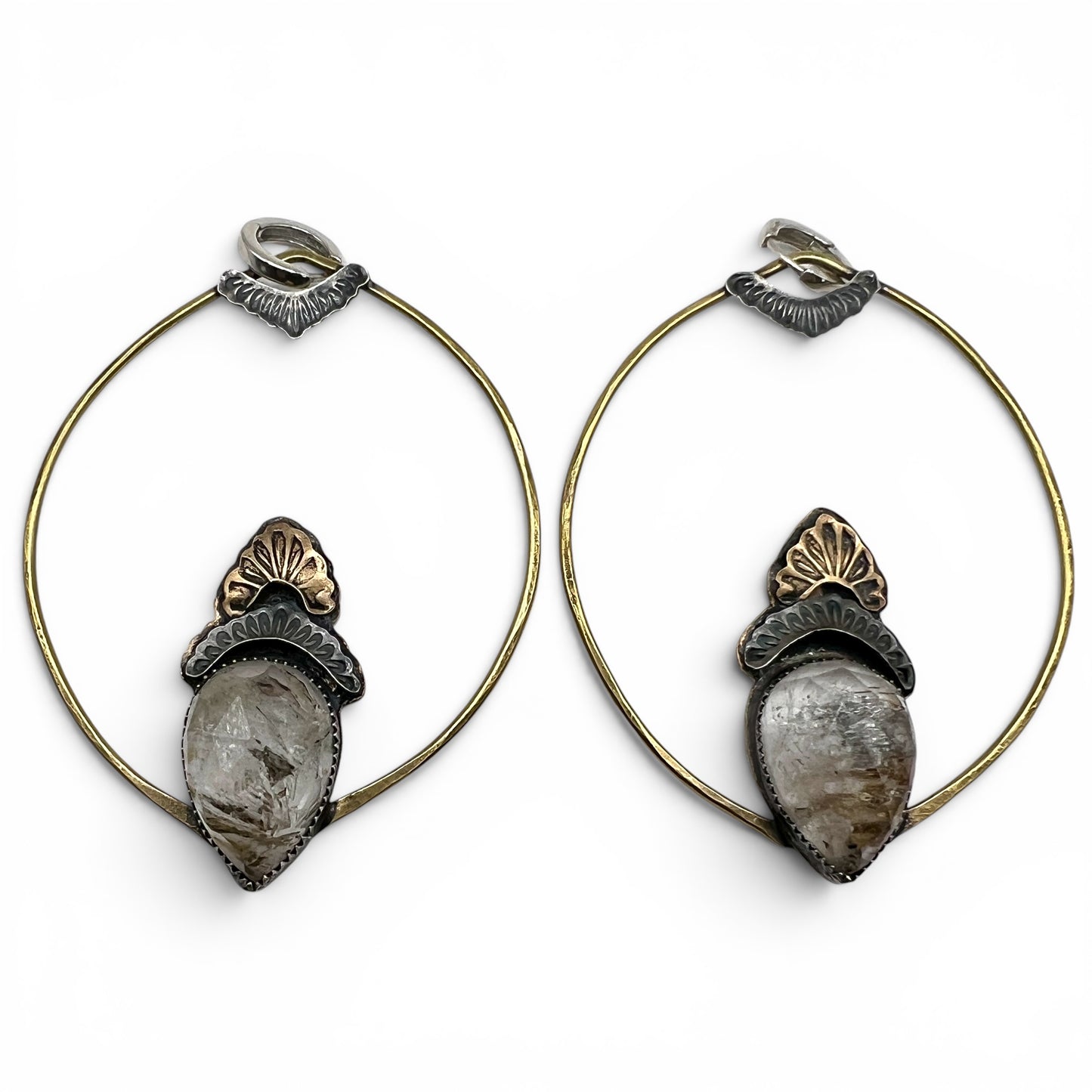 Rena Earrings in Herkimer