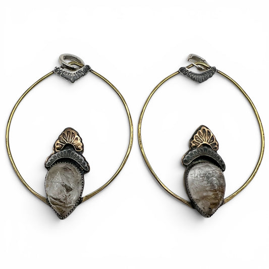 Rena Earrings in Herkimer