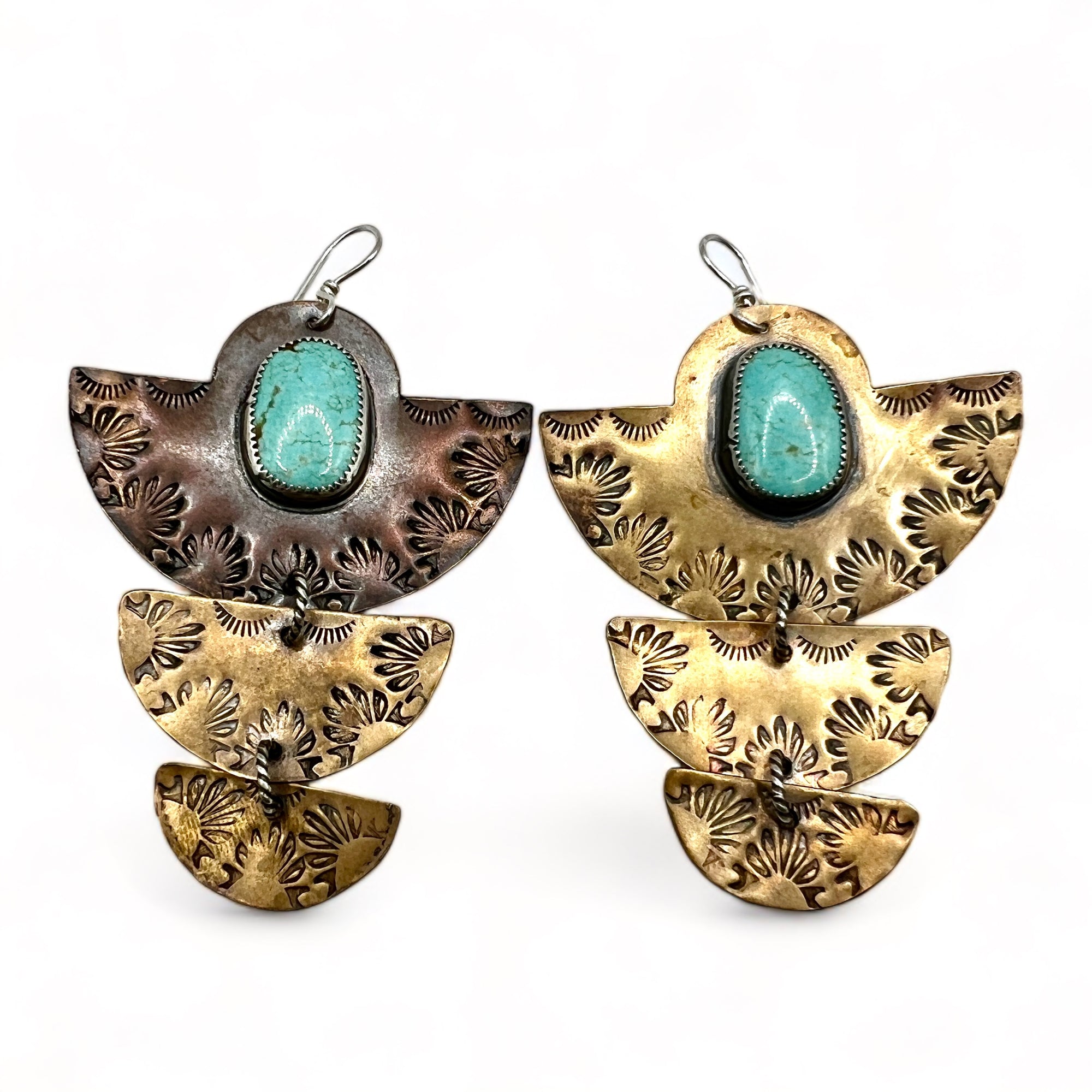 Kingman Turquoise Sunbird Earrings