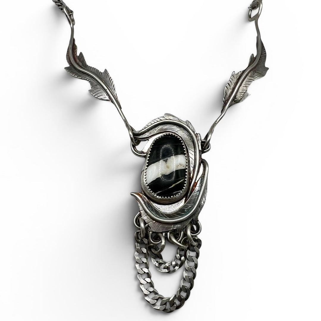 White Buffalo Turquoise Rose Parade Necklace