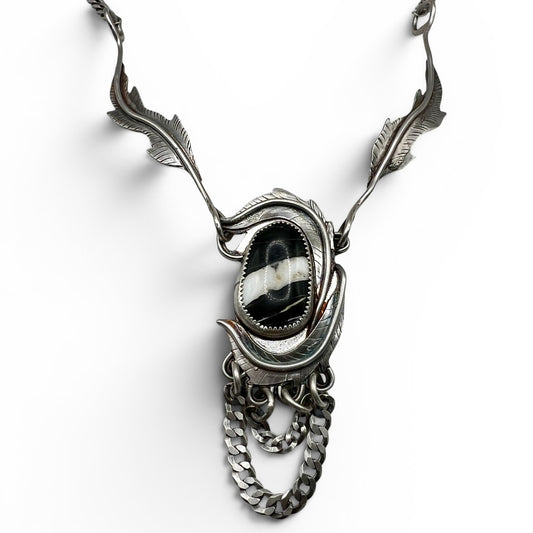 White Buffalo Turquoise Rose Parade Necklace
