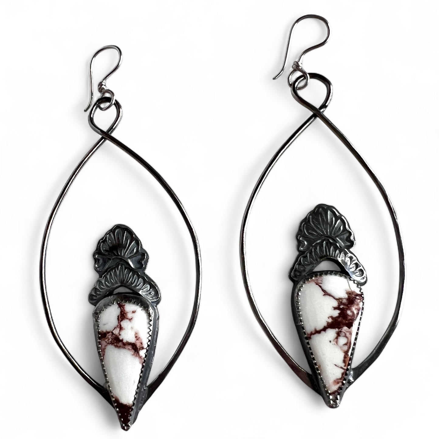 Wild Horse Magnesite Prairie Earrings