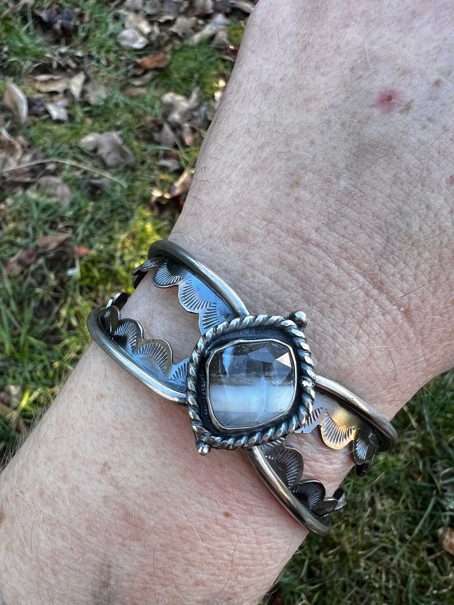 Owyhee Opal Lacey Cuff Bracelet