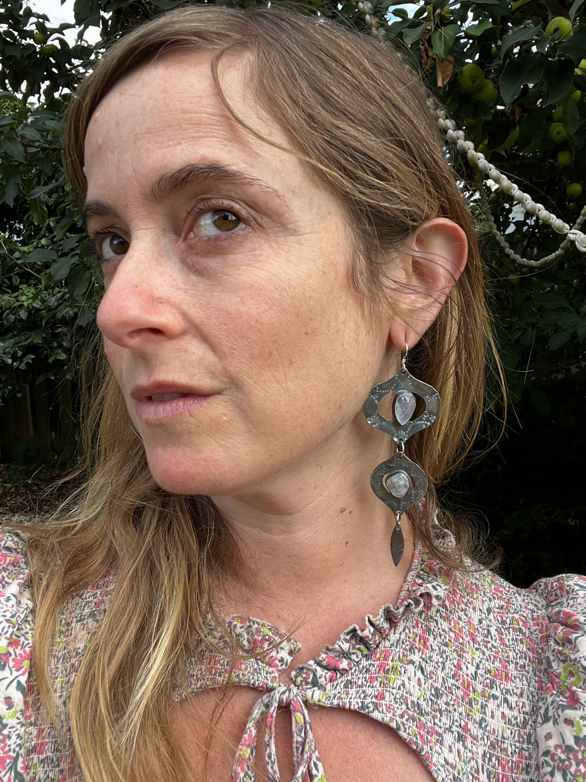 Bombay Beach Moonstone Earrings