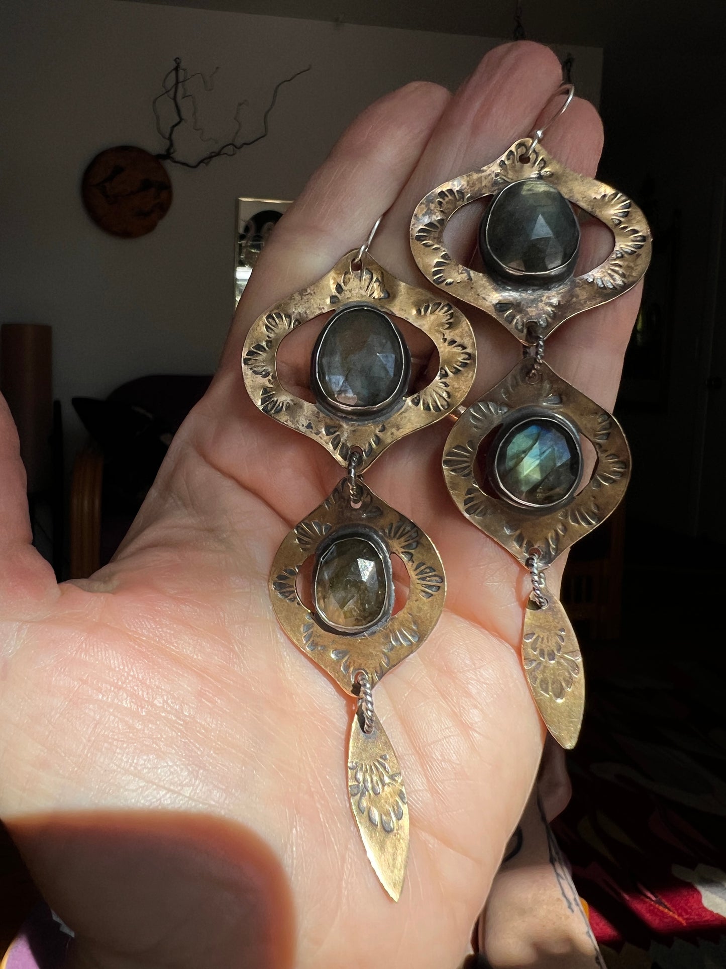 Bombay Beach Labradorite Earrings