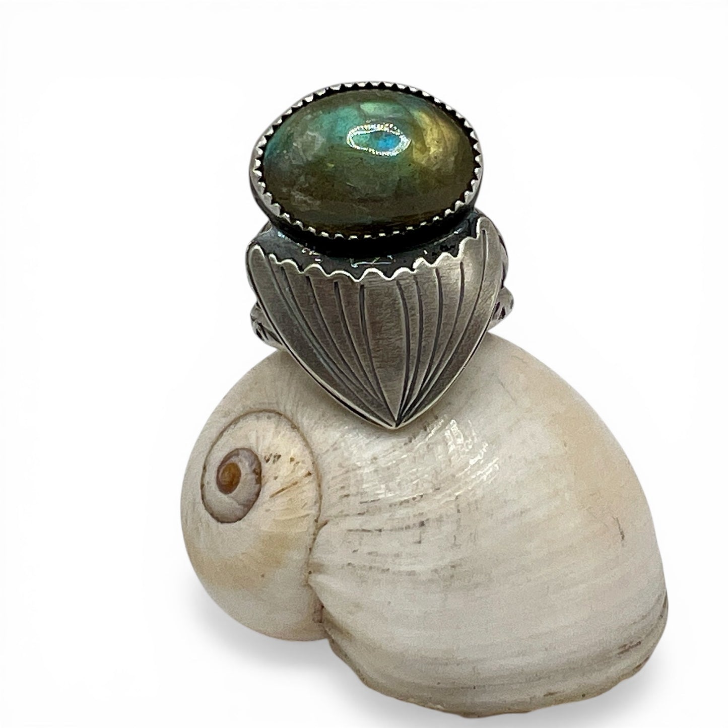 Labradorite Selkie Ring size 6
