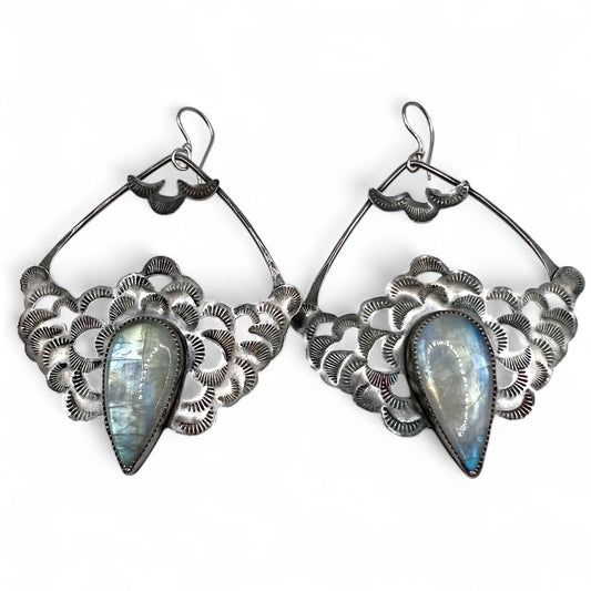 Moonstone Prairie Lace Earrings