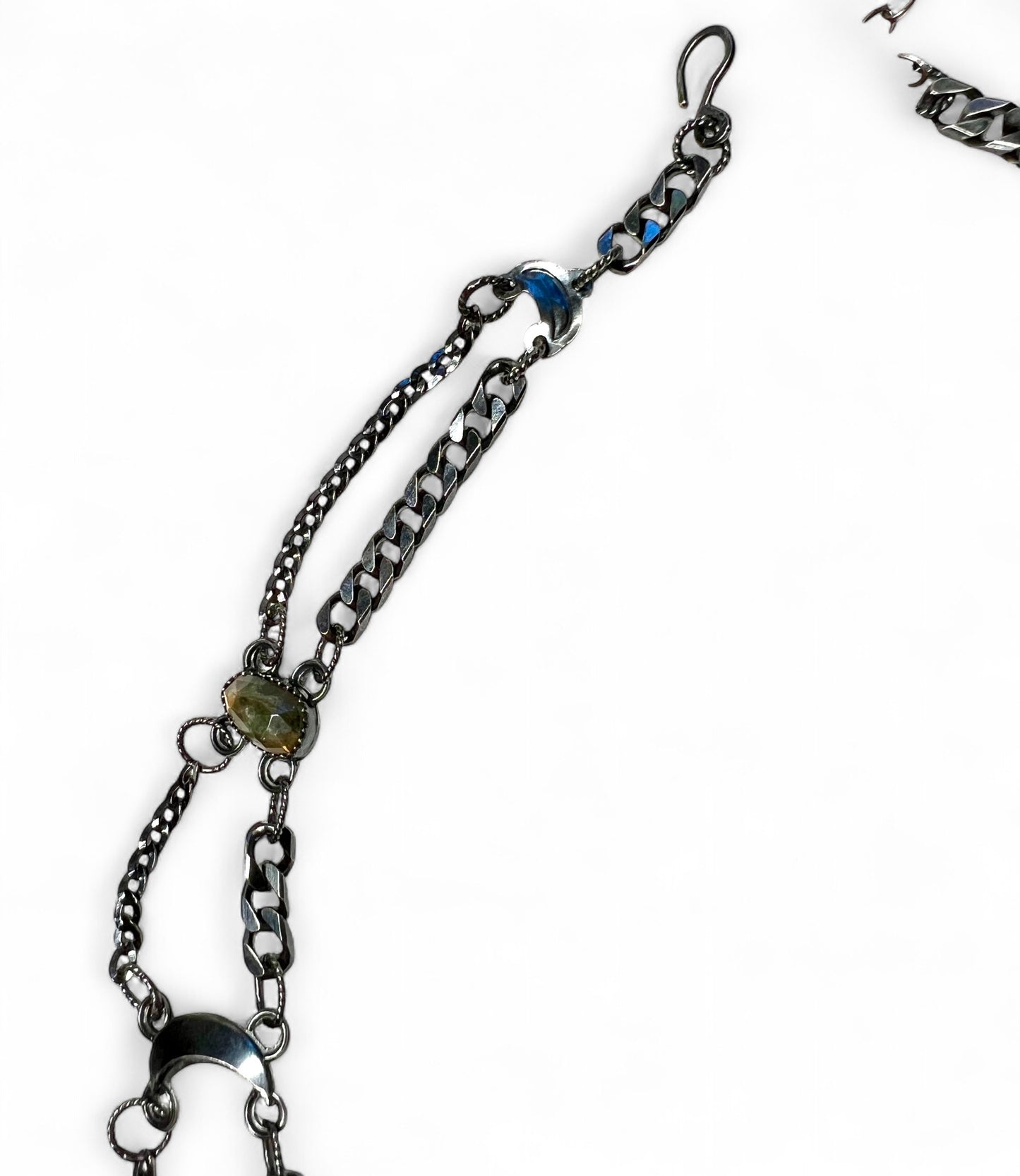5 Labradorite Many Moons Goddess Necklace