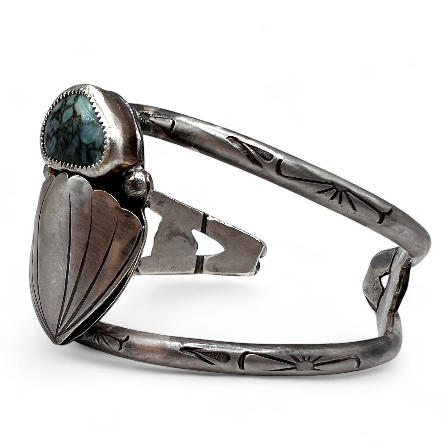 Pollywog Variscite Selkie Cuff Bracelet