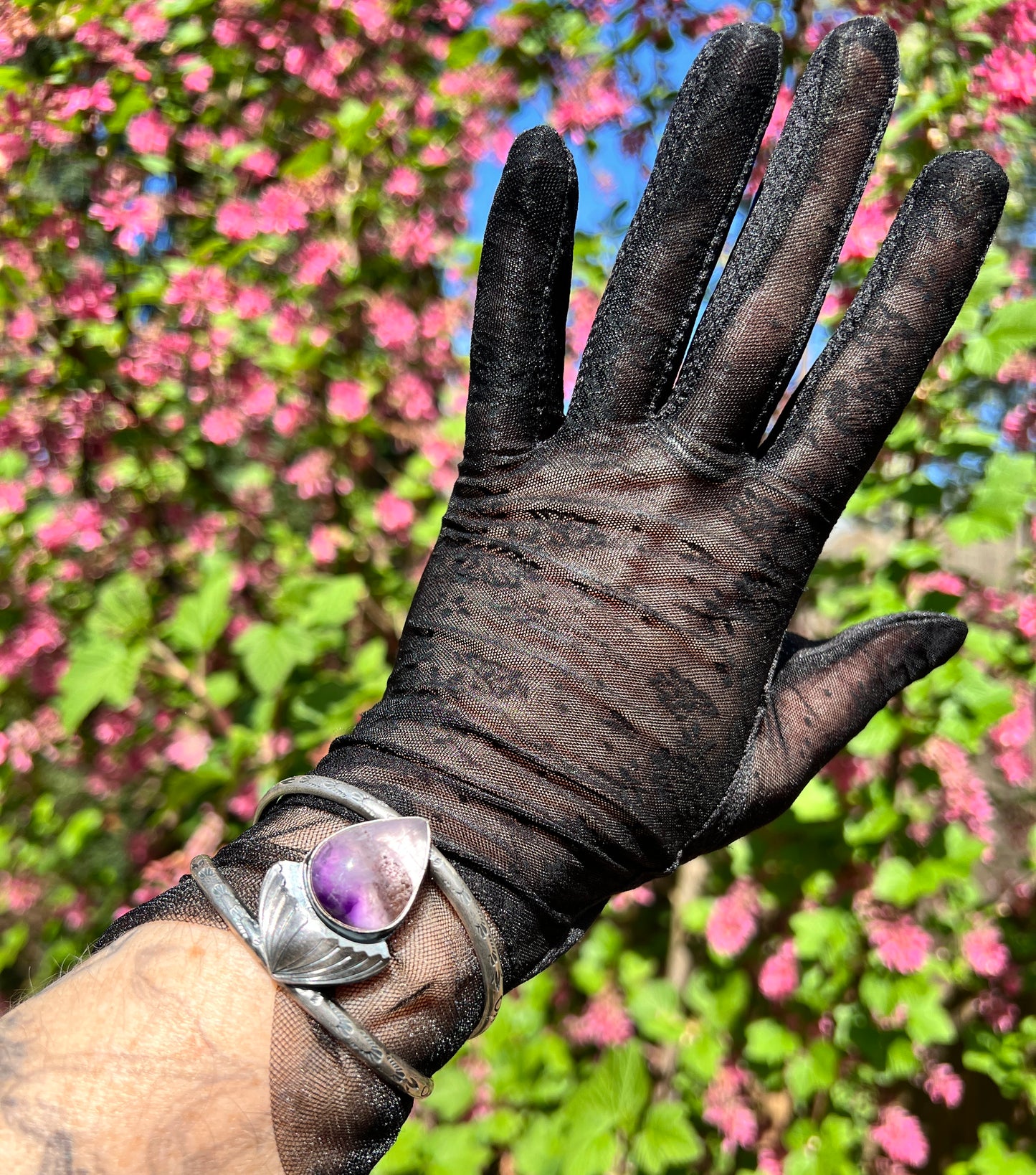 Atomic Amethyst Selkie Cuff Bracelet