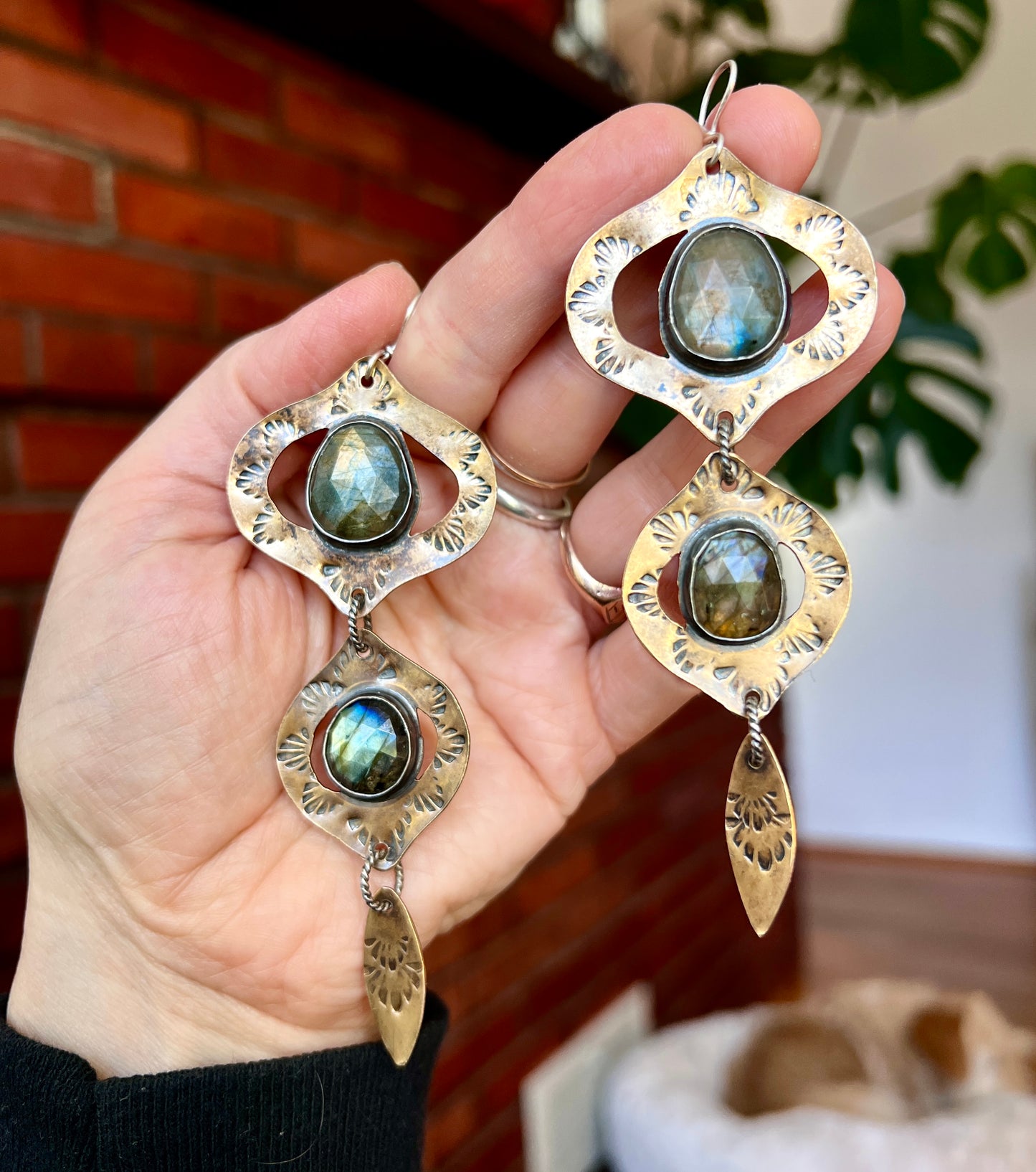 Bombay Beach Labradorite Earrings