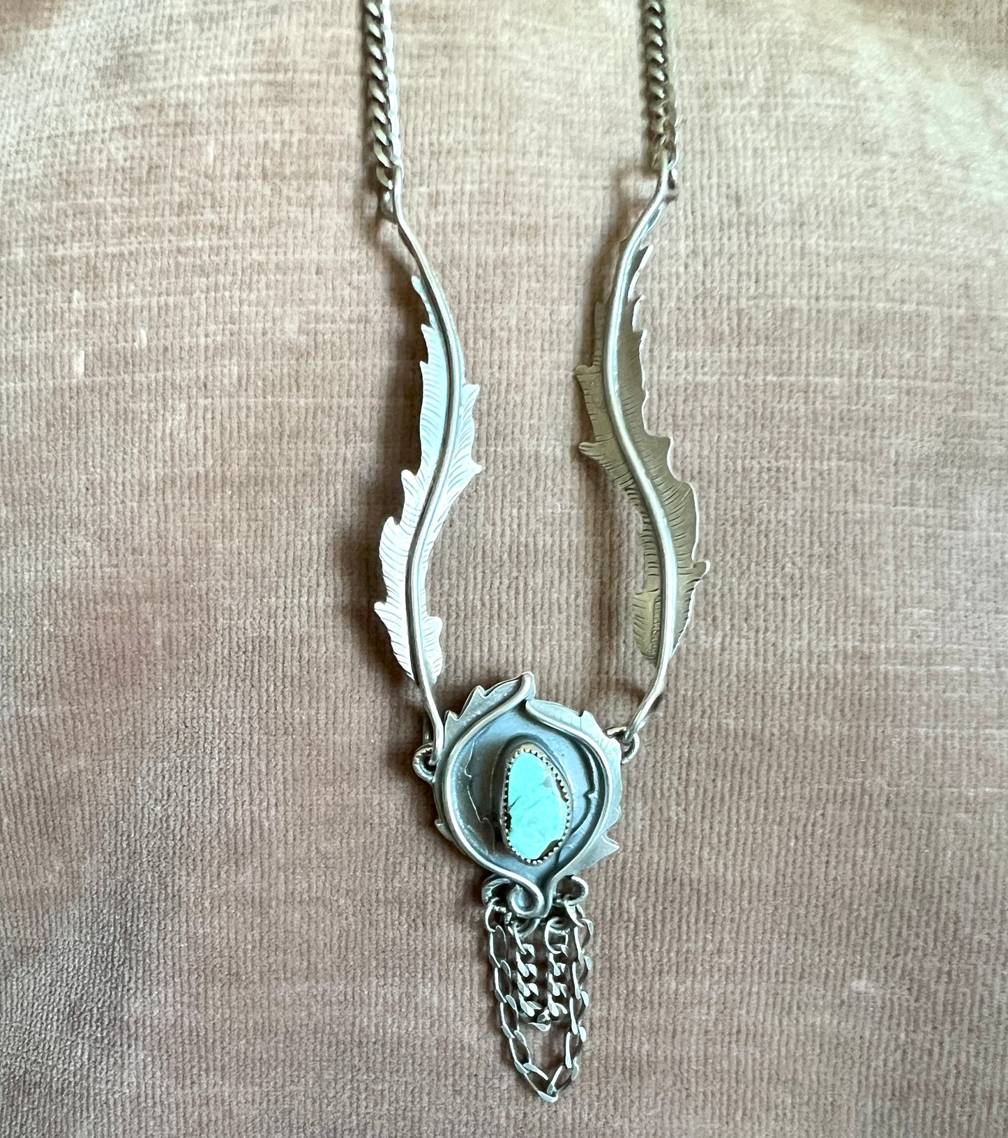 Turquoise Rose Parade Necklace