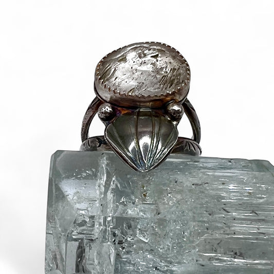 Herkimer Diamond Selkie Ring size 7.5