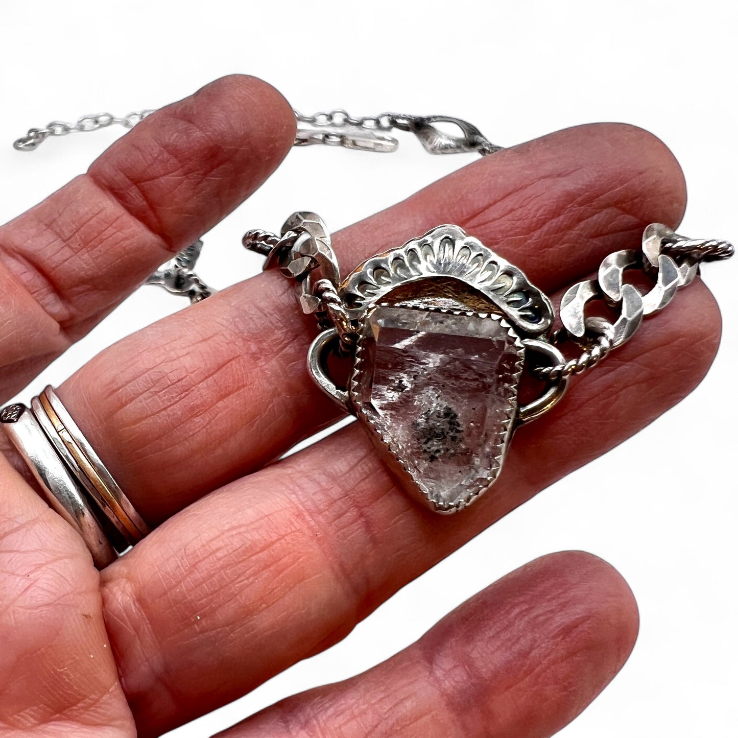 Herkimer Thicc Chain Shorty Necklace